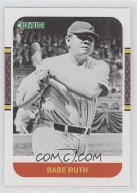 2021 Panini Donruss - [Base] #228.2 - Retro 1987 Variation - Babe Ruth (First Line of Bio Ends "…by the")