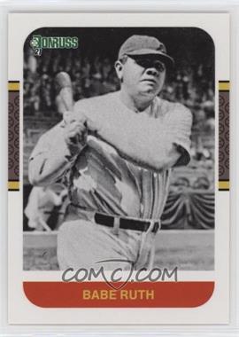 2021 Panini Donruss - [Base] #228.2 - Retro 1987 Variation - Babe Ruth (First Line of Bio Ends "…by the")