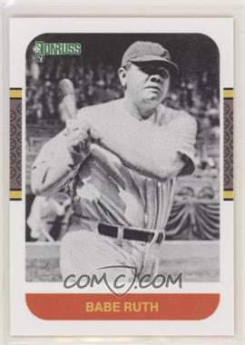 2021 Panini Donruss - [Base] #228.2 - Retro 1987 Variation - Babe Ruth (First Line of Bio Ends "…by the")