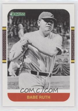 2021 Panini Donruss - [Base] #228.2 - Retro 1987 Variation - Babe Ruth (First Line of Bio Ends "…by the")