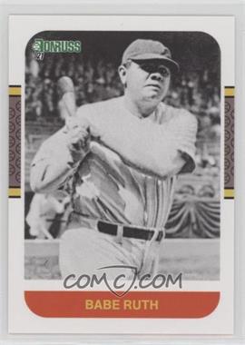 2021 Panini Donruss - [Base] #228.2 - Retro 1987 Variation - Babe Ruth (First Line of Bio Ends "…by the")