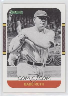 2021 Panini Donruss - [Base] #228.2 - Retro 1987 Variation - Babe Ruth (First Line of Bio Ends "…by the")