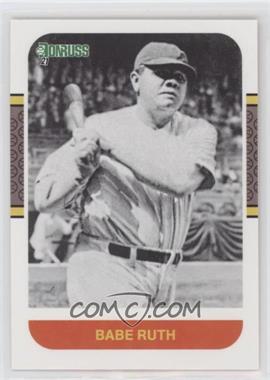 2021 Panini Donruss - [Base] #228.2 - Retro 1987 Variation - Babe Ruth (First Line of Bio Ends "…by the")