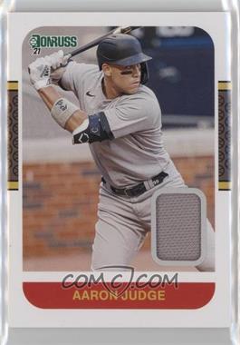 2021 Panini Donruss - Retro 1987 Materials #87M-AJ - Aaron Judge