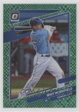 2021 Panini Donruss Optic - [Base] - Green Dragon Prizm #115 - Whit Merrifield /88