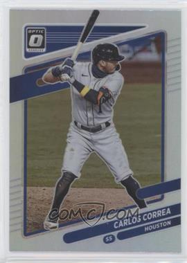 2021 Panini Donruss Optic - [Base] - Holo Prizm #110 - Carlos Correa