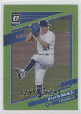 2021 Panini Donruss Optic - [Base] - Lime Green Prizm #126 - Walker Buehler [EX to NM]