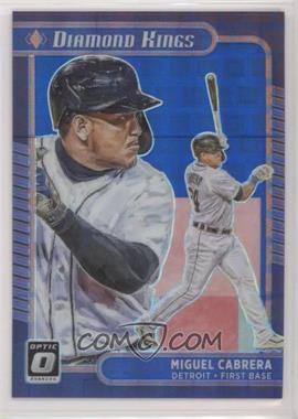 2021 Panini Donruss Optic - [Base] - Pandora Blue Prizm #10 - Diamond Kings - Miguel Cabrera /99