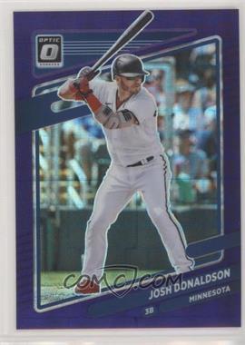 2021 Panini Donruss Optic - [Base] - Pandora Purple Prizm #112 - Josh Donaldson /99