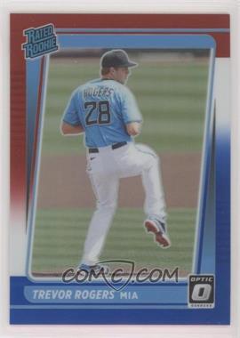 2021 Panini Donruss Optic - [Base] - Red White & Blue Prizm #73 - Rated Rookie - Trevor Rogers /199
