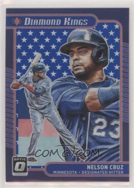 2021 Panini Donruss Optic - [Base] - Spirit of 76 Prizm #6 - Diamond Kings - Nelson Cruz /76