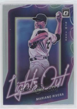 2021 Panini Donruss Optic - Lights Out - Holo Prizm #LO12 - Mariano Rivera