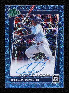 2021 Panini Donruss Optic - Rated Prospect Signatures - Carolina Blue Velocity #RPS-WF - Wander Franco /15