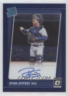 2021 Panini Donruss Optic - Rated Rookie Signatures - Navy Blue Stars Prizm #RRS-RJ - Ryan Jeffers /99