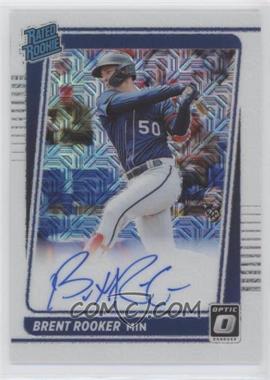 2021 Panini Donruss Optic - Rated Rookie Signatures - White Mojo Prizm #RRS-BR - Brent Rooker /99