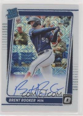 2021 Panini Donruss Optic - Rated Rookie Signatures - White Mojo Prizm #RRS-BR - Brent Rooker /99