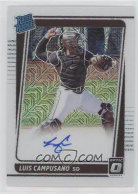 2021 Panini Donruss Optic - Rated Rookie Signatures - White Mojo Prizm #RRS-LC - Luis Campusano /99