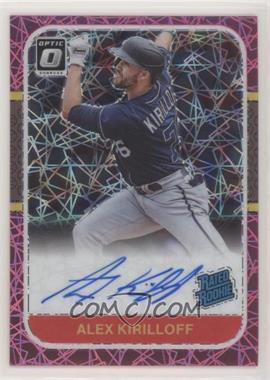 2021 Panini Donruss Optic - Retro 1987 Rated Rookies Signatures - Pink Velocity Prizm #87RR-AK - Alex Kirilloff /30