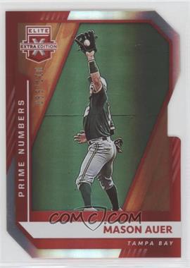 2021 Panini Elite Extra Edition - [Base] - Prime Numbers A Die-Cut #161 - Mason Auer /110