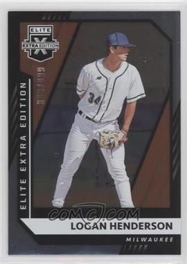 2021 Panini Elite Extra Edition - [Base] #116 - Logan Henderson /999