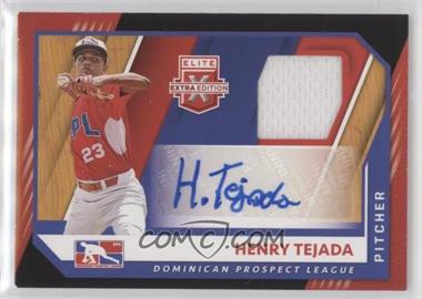 2021 Panini Elite Extra Edition - Dominican Prospect League Material Signatures #DPLMS-HT - Henry Tejada