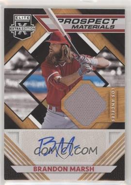 2021 Panini Elite Extra Edition - Prospect Materials Signatures #PMS-BM - Brandon Marsh