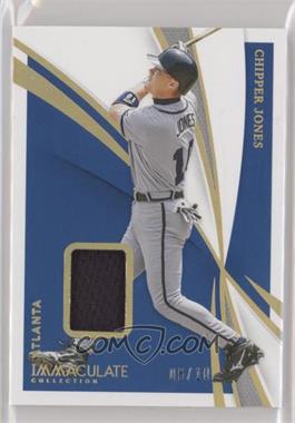 2021 Panini Immaculate Collection - [Base] - Gold #47 - Chipper Jones /10