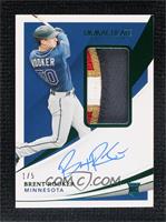 Rookie Patch Autographs - Brent Rooker #/5