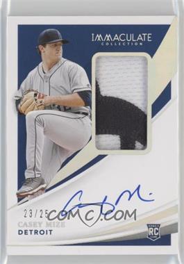 2021 Panini Immaculate Collection - [Base] - Holo Silver #109 - Rookie Patch Autographs - Casey Mize /25
