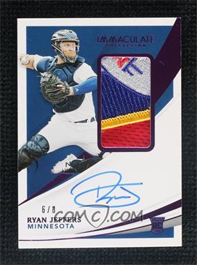 2021 Panini Immaculate Collection - [Base] - Pink #133 - Rookie Patch Autographs - Ryan Jeffers /8
