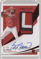 Rookie Patch Autographs - Jo Adell #/49