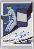 Rookie Patch Autographs - Nate Pearson #/49
