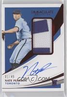 Rookie Patch Autographs - Nate Pearson #/49