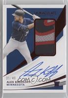 Rookie Patch Autographs - Alex Kirilloff #/49