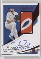 Rookie Patch Autographs - David Peterson #/49