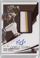 Rookie Patch Autographs - Luis Campusano #/49