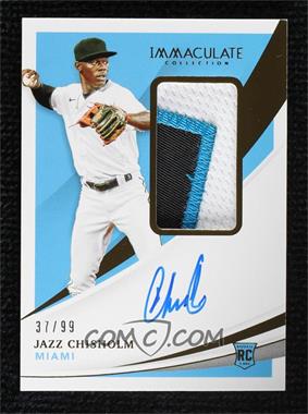 2021 Panini Immaculate Collection - [Base] #127 - Rookie Patch Autographs - Jazz Chisholm /99