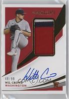Rookie Patch Autographs - Wil Crowe #/99
