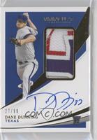 Rookie Patch Autographs - Dane Dunning #/99