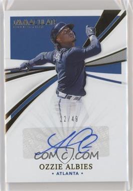 2021 Panini Immaculate Collection - Immaculate Signatures #IS-OA - Ozzie Albies /49