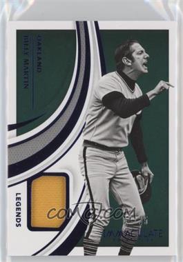 2021 Panini Immaculate Collection - Legends Materials - Blue #LG-BI - Billy Martin /25