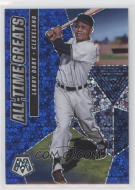 2021 Panini Mosaic - All-Time Greats - Quick Pitch Blue Mosaic #ATG10 - Larry Doby /85