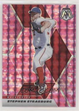 2021 Panini Mosaic - [Base] - Pink Camo Mosaic #166 - Stephen Strasburg