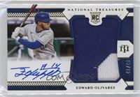 Rookie Material Signatures - Edward Olivares #/49