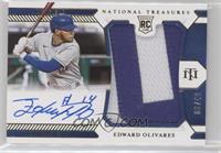 Rookie Material Signatures - Edward Olivares #/49