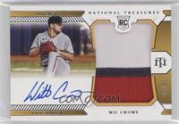 Rookie Material Signatures - Wil Crowe #/99