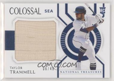 2021 Panini National Treasures - Colossal Materials #CM-TT - Taylor Trammell /49