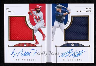 2021 Panini National Treasures - Dual Signature Materials Booklets #DSM-JA - Jo Adell, Alex Kirilloff /99