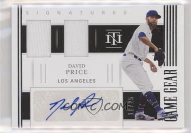 2021 Panini National Treasures - Game Gear Materials Signatures Duals #GGS-DP.1 - David Price /25