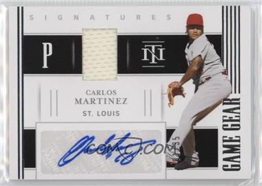 2021 Panini National Treasures - Game Gear Materials Signatures #GGS-CM - Carlos Martinez /35